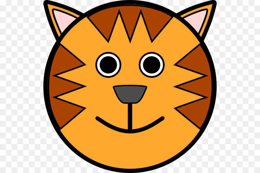 900x600 Tiger Face Clip Art
