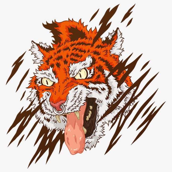 650x650 Tiger Head, Us Man, American Comics, Graffiti Png Image