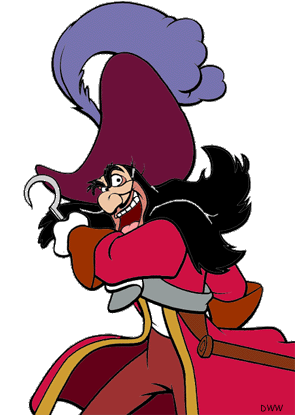 295x415 Captain Hook, Smee And Crocodile Clip Art Disney Clip Art Galore