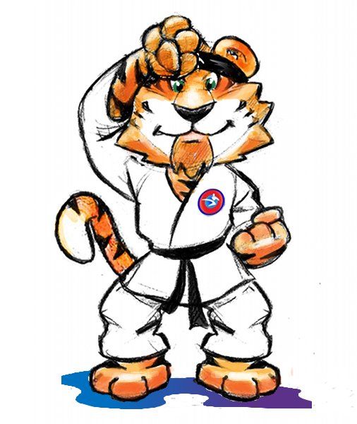 506x600 Karate Instructor Cartoon