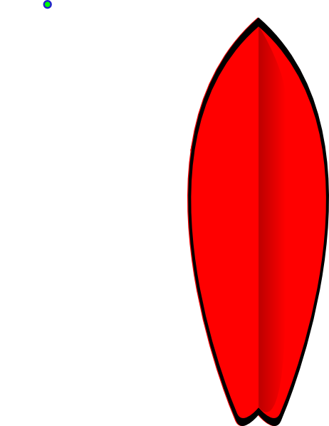 462x598 Surfboard Clipart Tiki