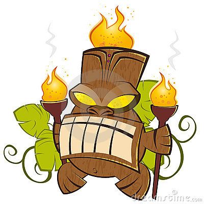 400x400 Tiki Hut Clipart