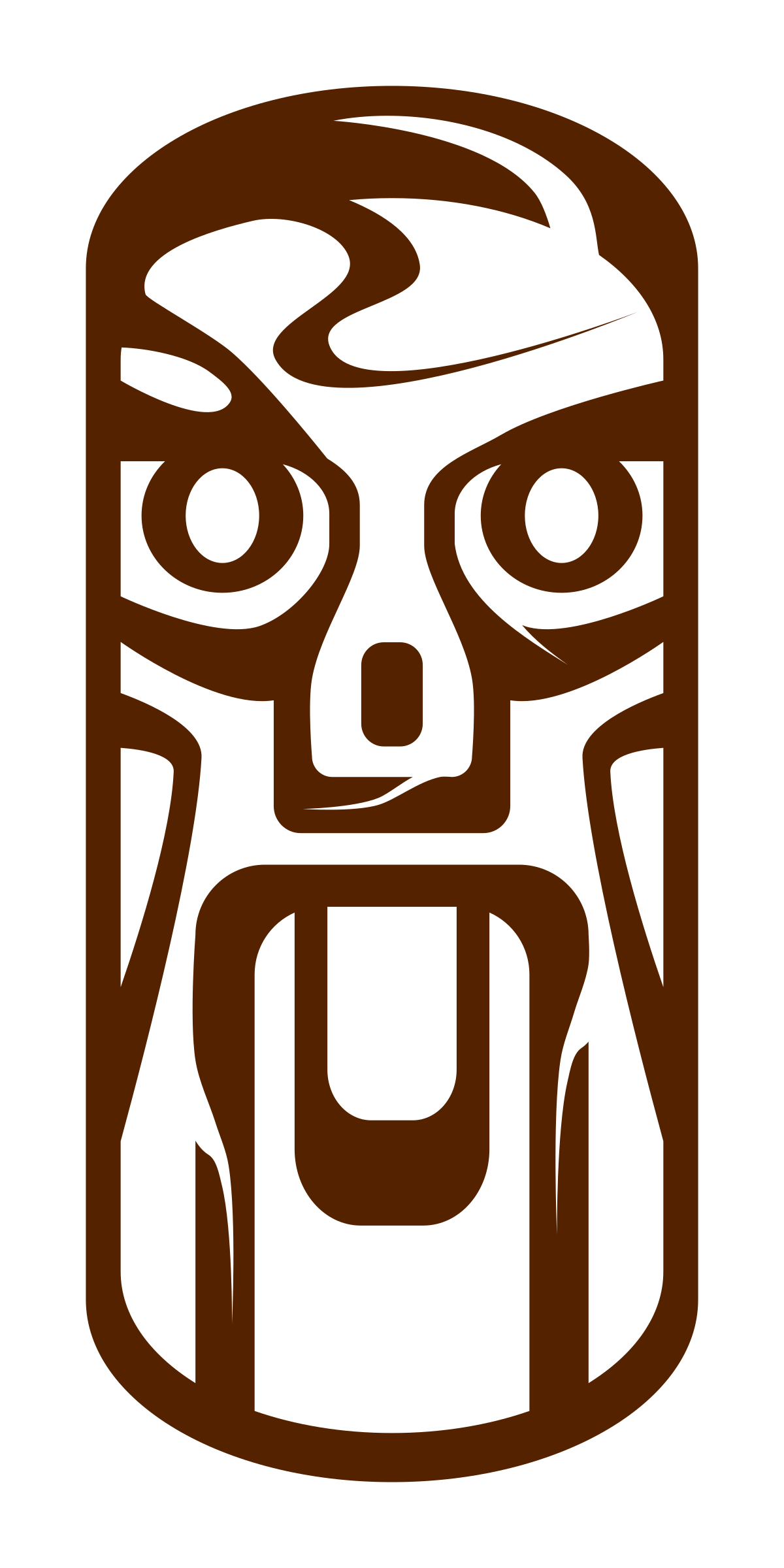 1200x2400 Tiki Sign Clipart