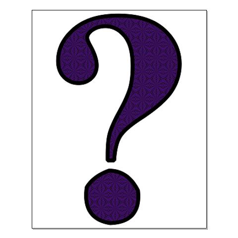 480x480 Purple Question Mark Clip Art Clipart Panda