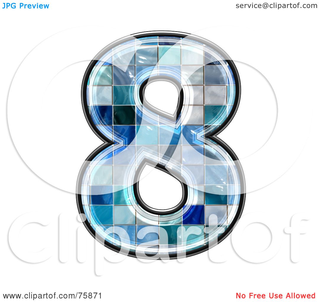1080x1024 Royalty Free (Rf) Clipart Illustration Of A Blue Tile Symbol