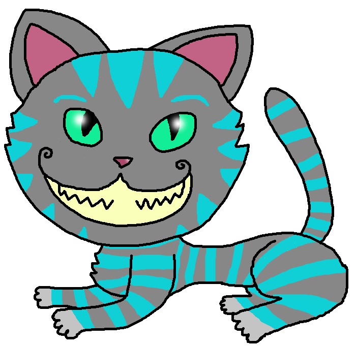 698x681 Cheshire Cat In Tim Burton Esque By Emeraldia The Kitty
