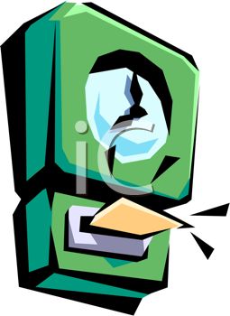 255x350 Clip Art Time Card Clipart