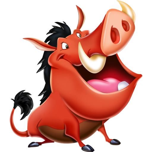 512x512 Day 6 Favorite Animal Pumba!!! Lion King Disney