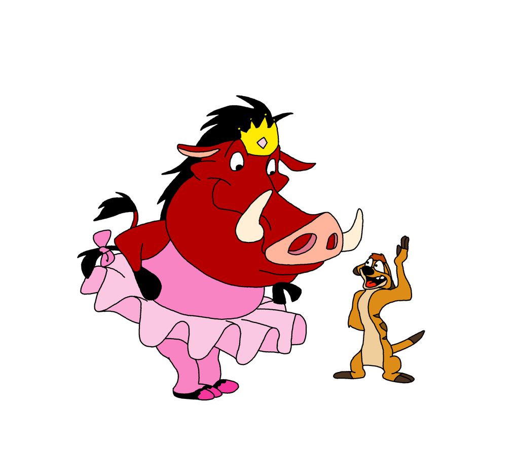 1024x891 Timon And Pumbaa By Guilmonking