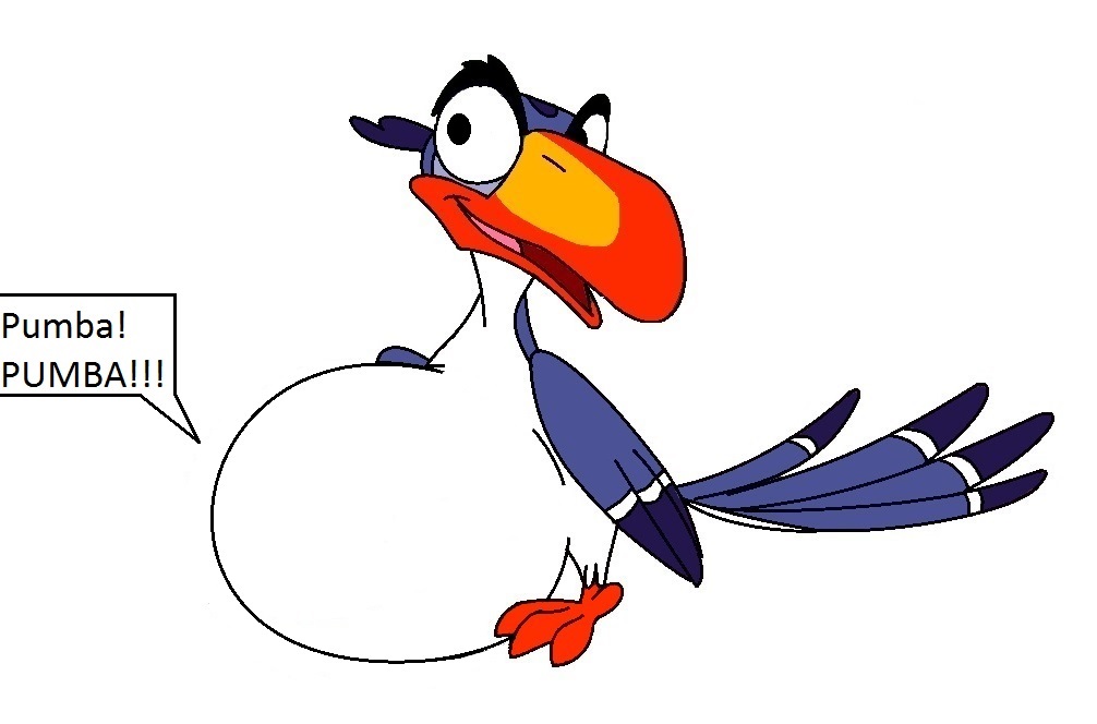 1006x664 Zazu Eats Timon By Heavymetalrules