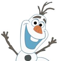 200x200 Christmas Olaf Clipart