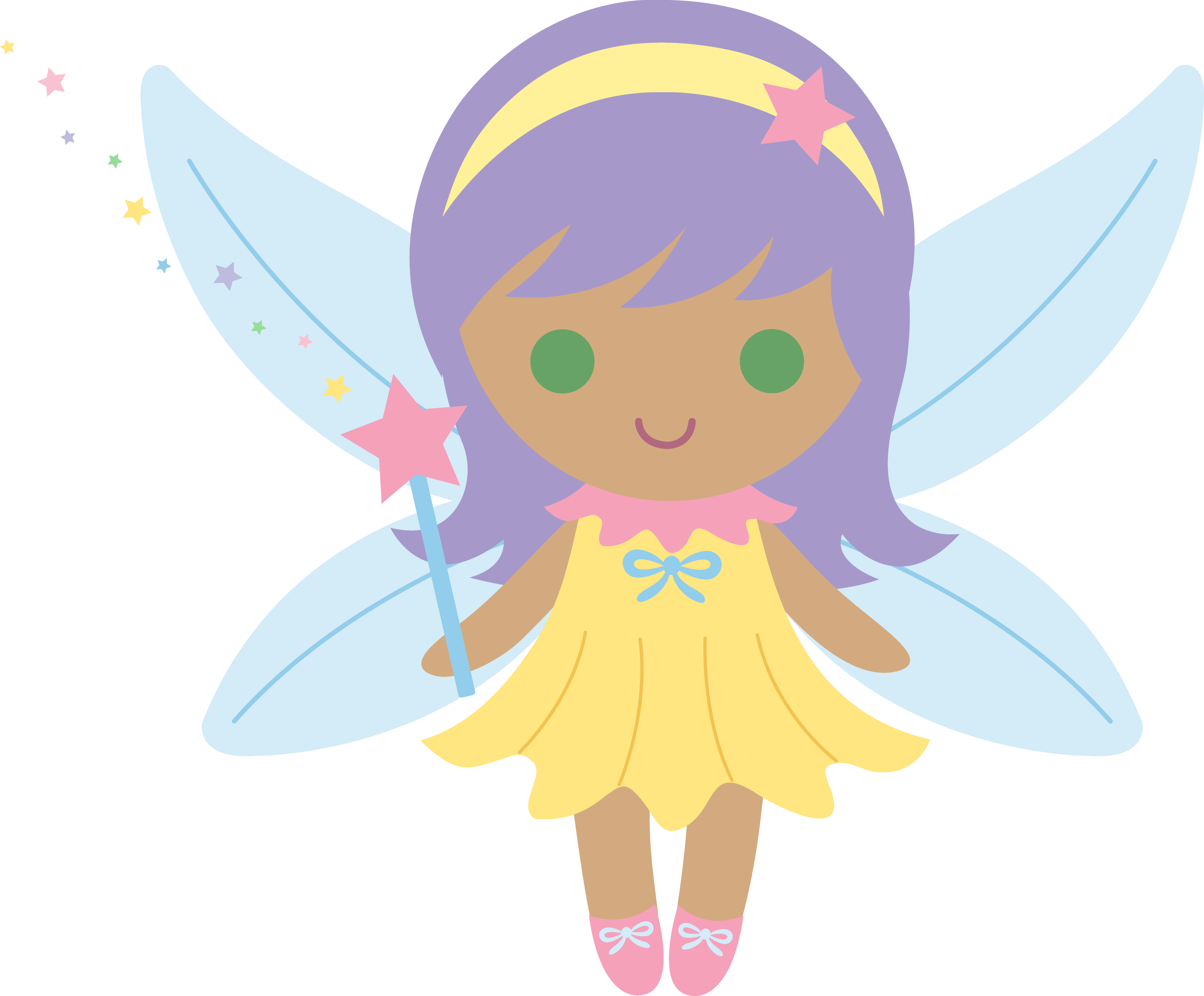 7580x6272 Little Fairy With Purple Hair