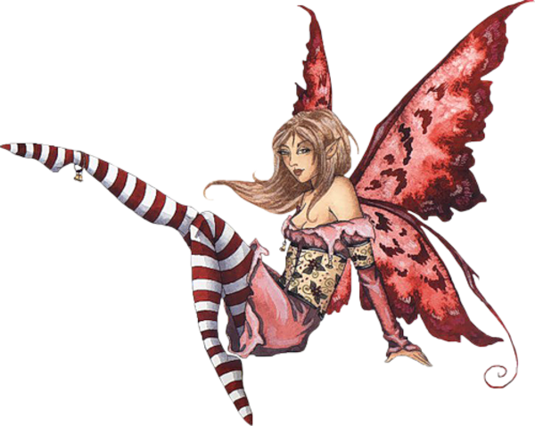 600x478 Fantasy Fairy Socks Sitting Red Free Images