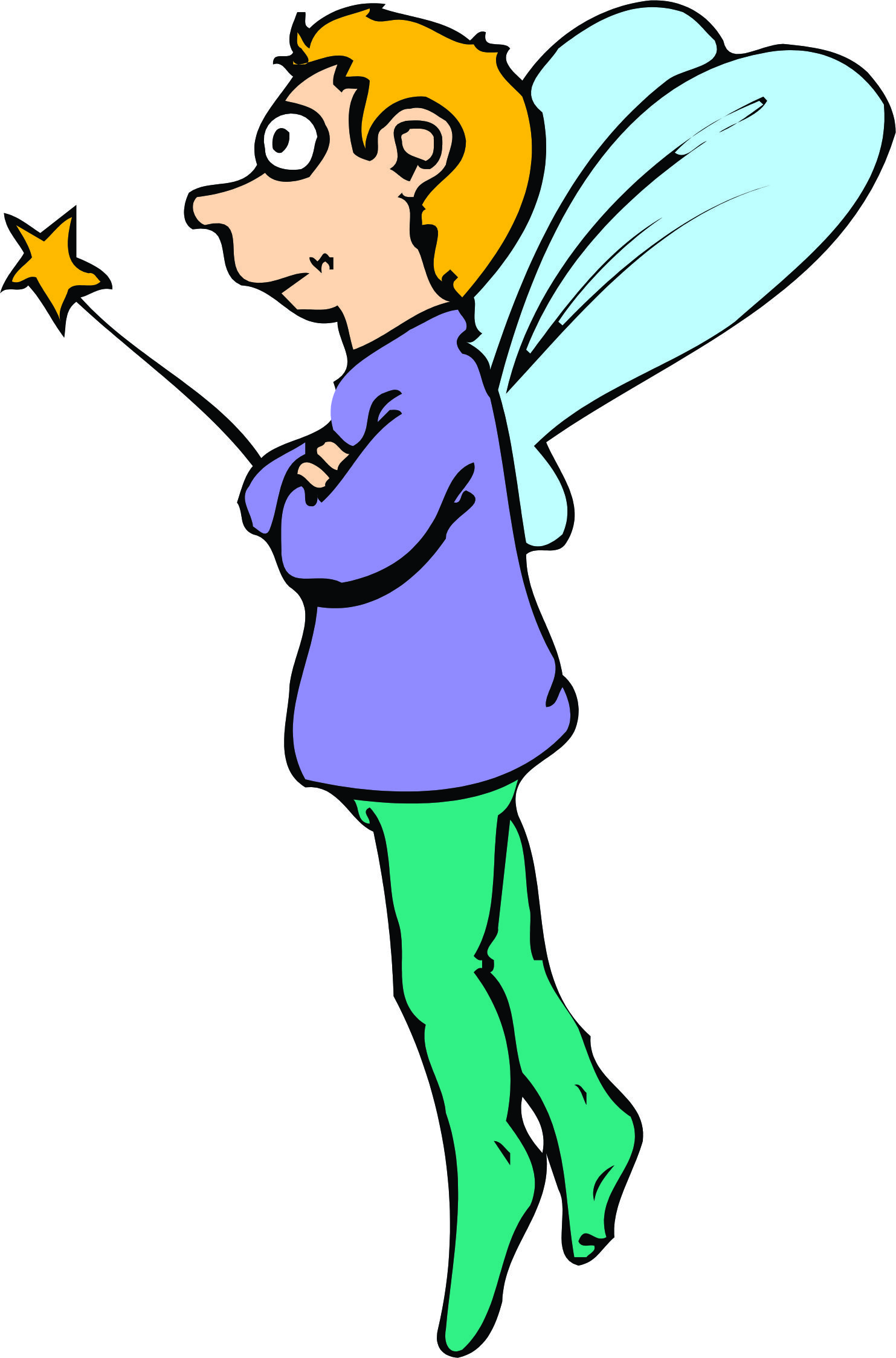 1483x2248 Printable Fairy Clipart Kid