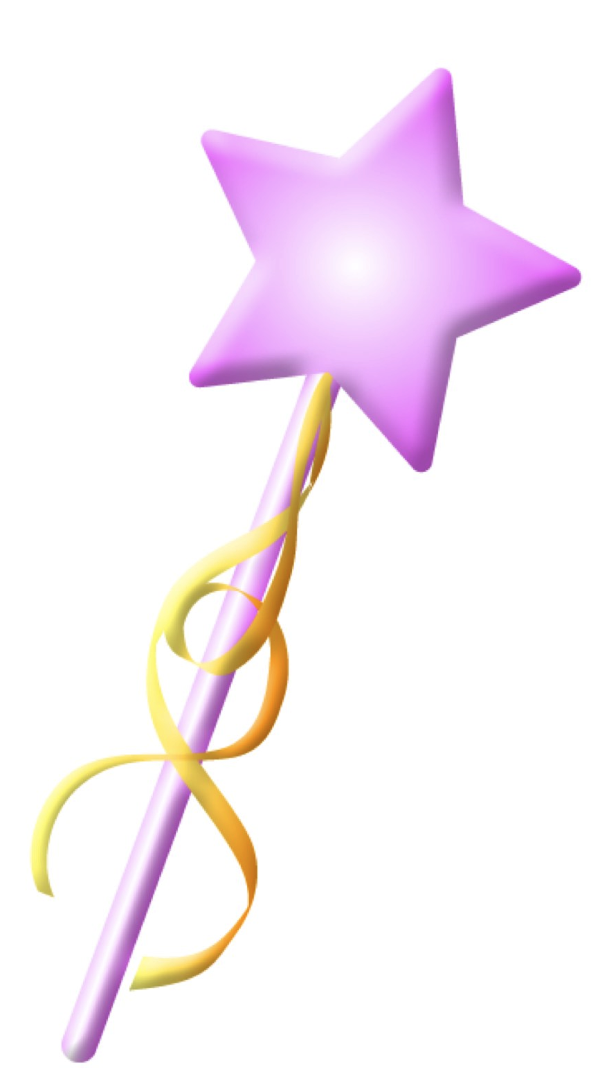 880x1563 Magic Fairy Wand Clipart