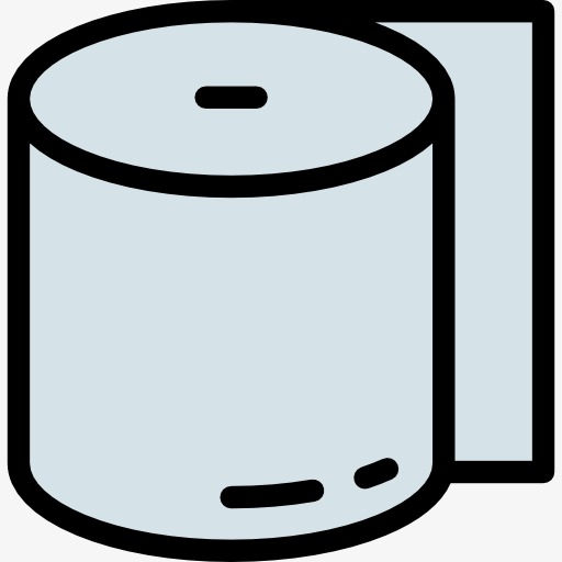 512x512 Tissue, Cartoon, Toilet Paper Png Image And Clipart For Free Download