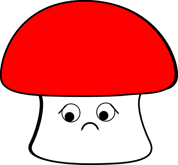 600x554 Guilty Mushroom Clip Art