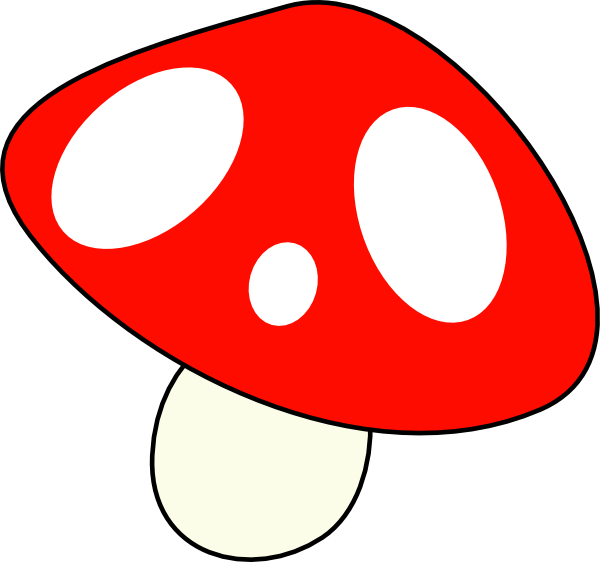 600x562 Toadstool Clip Art Free Vector 4vector