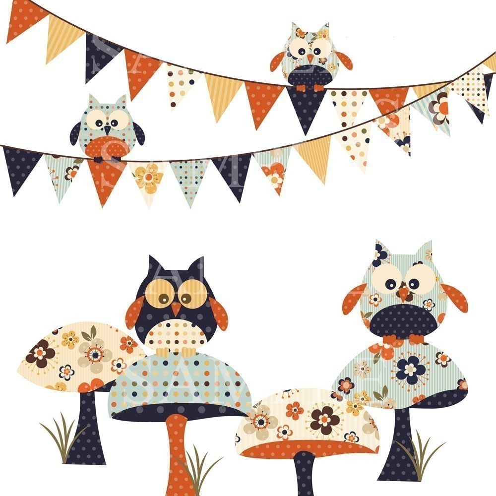 1000x1000 Vintage Owl Clip Art Clipart Panda