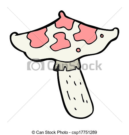 450x470 Cartoon Toadstool Stock Illustration