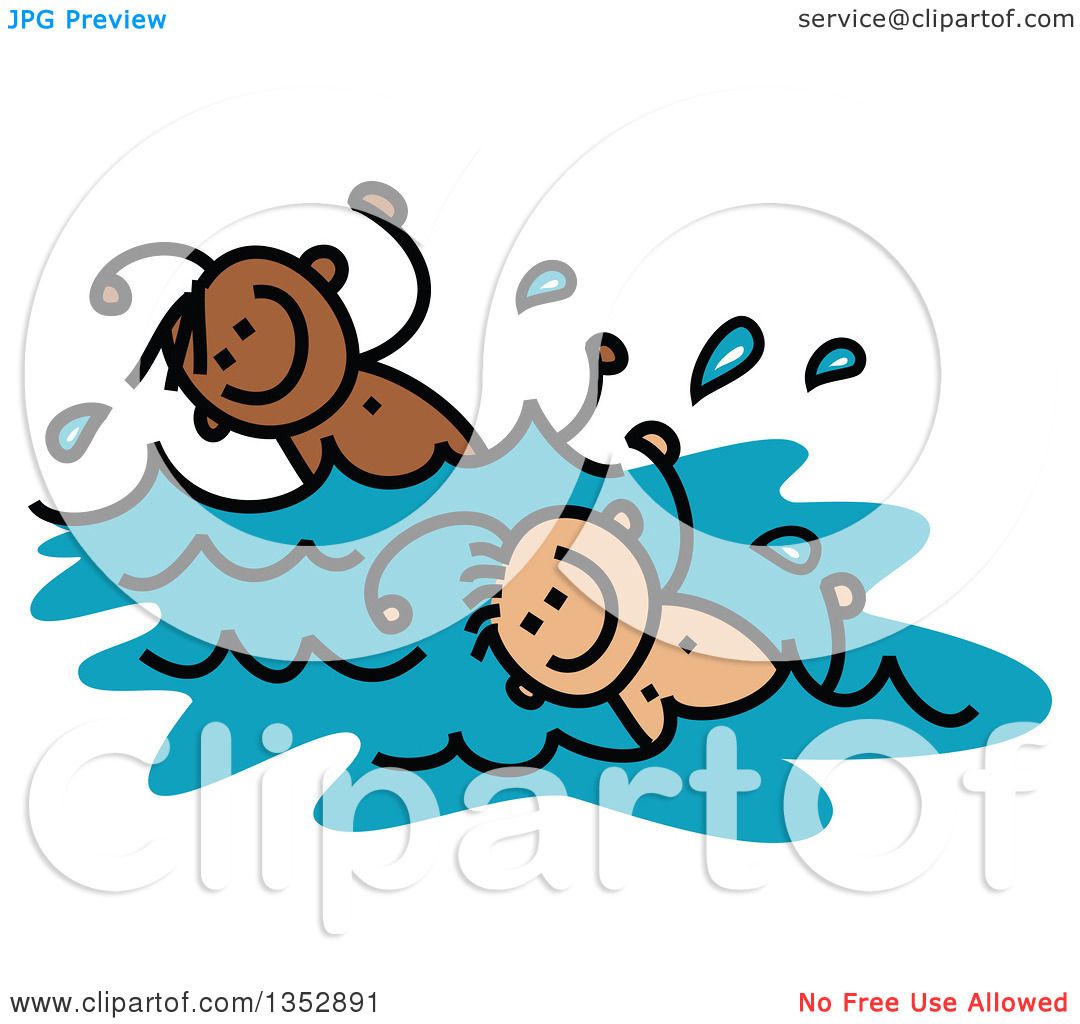 1080x1024 Clipart Of A Doodled Toddler Art Sketched White And Black Boys