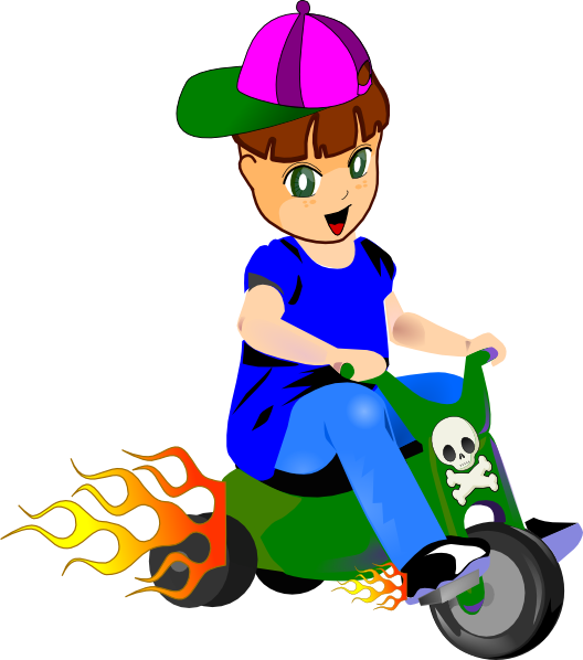 528x598 Toddler Boy Clip Art