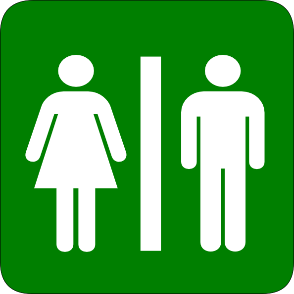 594x595 Toilet Green Clip Art