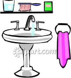 273x300 Bath Sink Clipart, Animated Clean Bathroom
