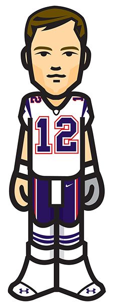 225x600 Tom Brady Patriots W Tyke Sports Tom Brady