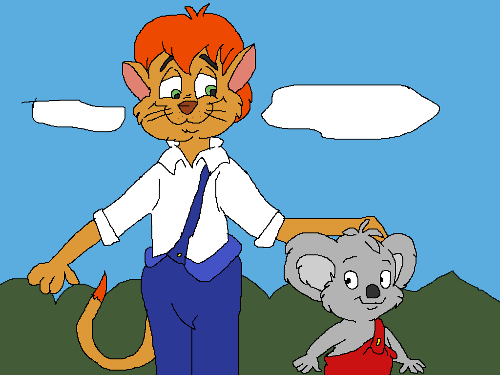 1024x768 Tom Sawyer And Blinky Bill By Tomarmstrong20