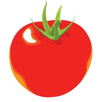 350x345 Awesome Tomatoes Clipart