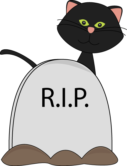 433x565 Halloween Black Cat And Rip Tombstone Clip Art Clip Art