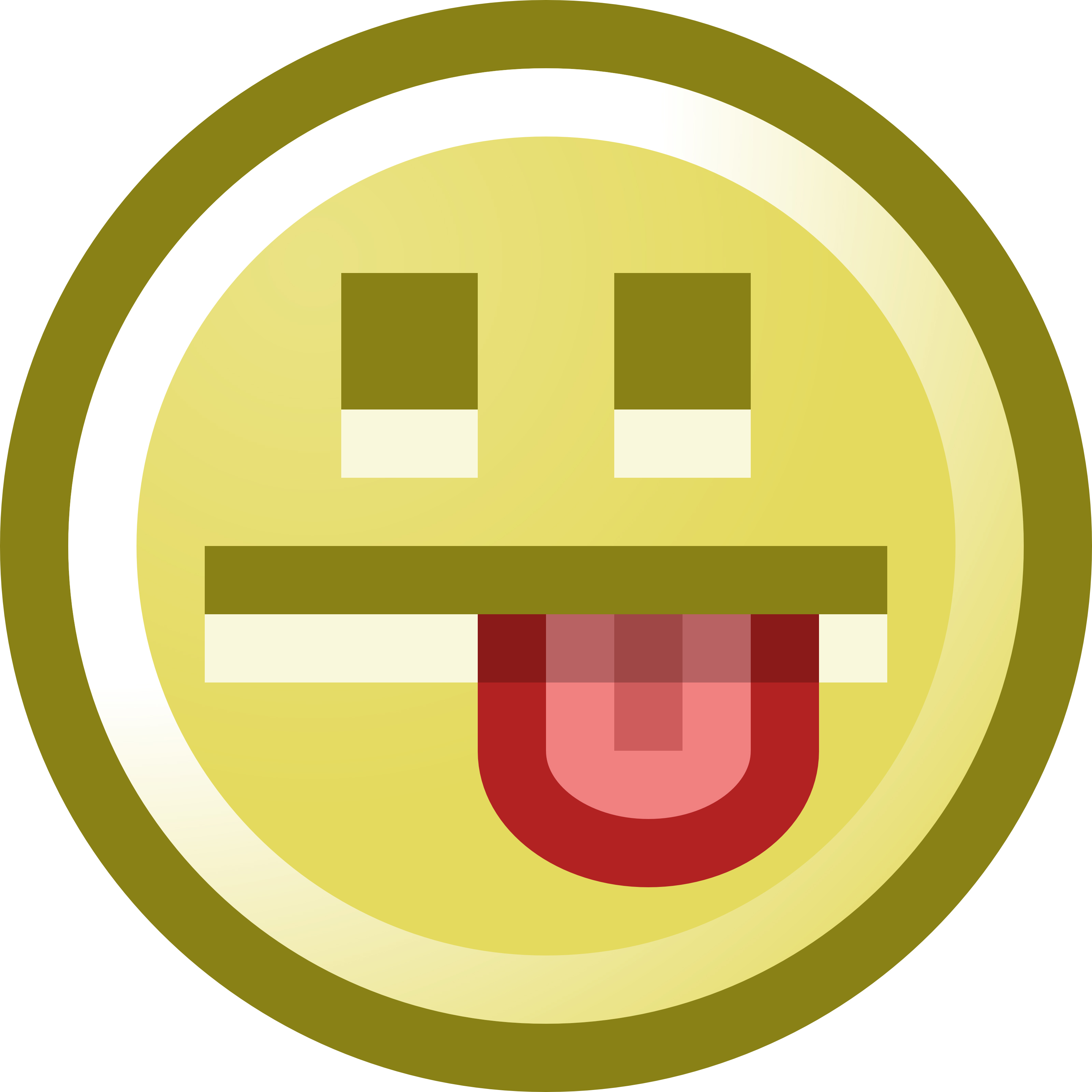 3200x3200 Free Smiley Face Sticking Tongue Out Clip Art Illustration
