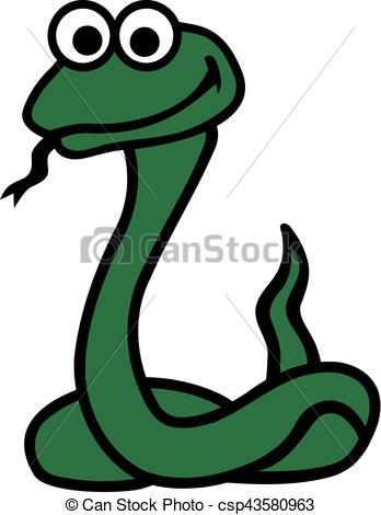 348x470 Funny Cartoon Snake With Tongue Clip Art Vector