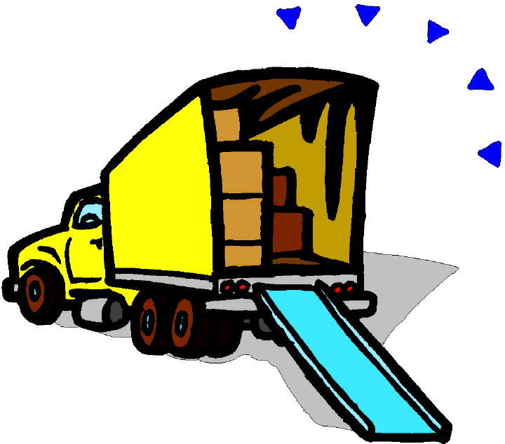 720x634 Loading Truck Clipart