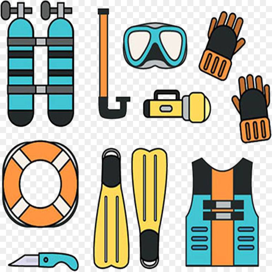 900x900 Underwater Diving Scuba Diving Diving Equipment Clip Art