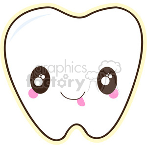 300x300 Royalty Free Tooth Cartoon Character Vector Image 394982 Vector