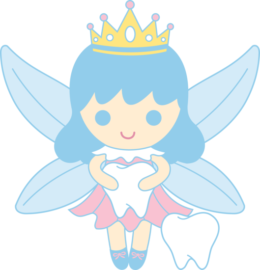 529x550 Cute Tooth Fairy Collecting Teeth