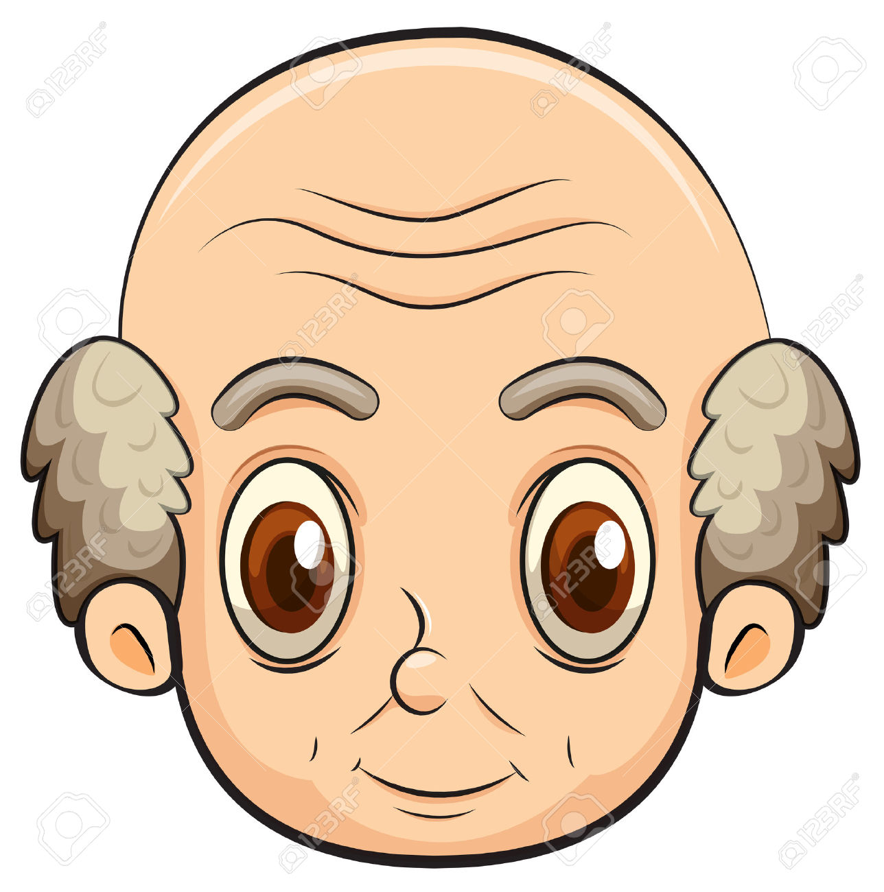 1288x1300 Elderly Man Face Clipart Collection