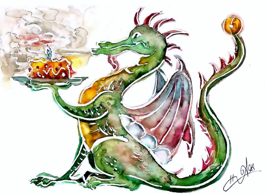 900x660 Birthday Clipart Dragon