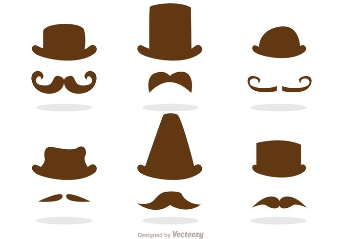 700x490 Top Hat Clipart Moustache Style