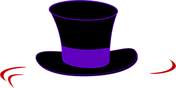600x300 Top Hat Clipart Black Top Hat Clip Art
