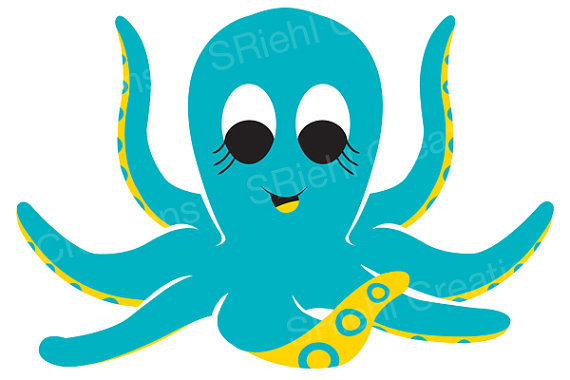 570x380 Top 70 Octopus Clip Art