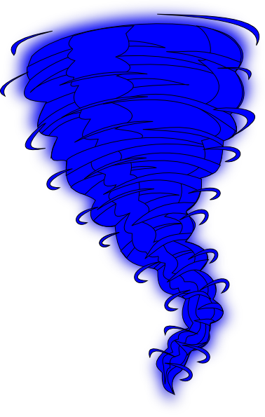 378x595 Tornado Mountains Clipart Image