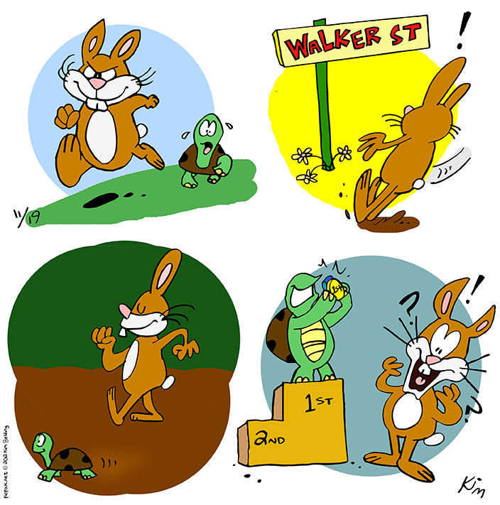 704x711 Picpak Dog Tortoise And The Hare