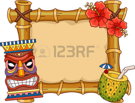 450x343 Totem Pole Clipart Hawiian