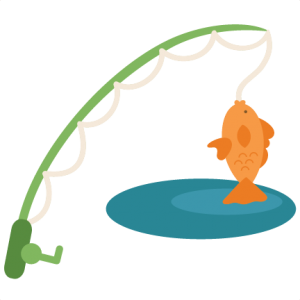 300x300 Cute Fishing Pole Clipart