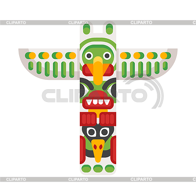 400x400 Totem Pole Clipart Lion
