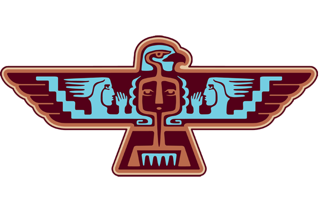 648x432 Totem Pole Clipart Hawk