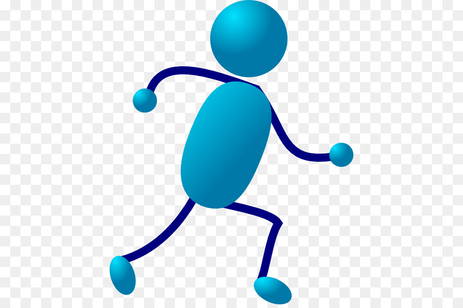 900x600 Stick Figure Running Clip Art